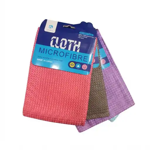دستمال ناژه سایز ۴۰در۴۰ مدل شطرنجی  برند Cloth ویژه  شیشه